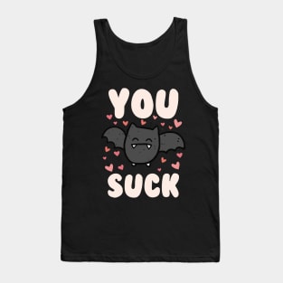 You Suck Cute Bat Tank Top